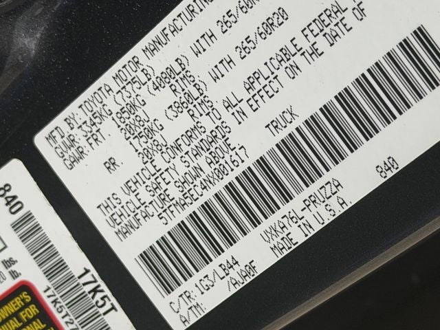 2022 Toyota Tundra 1794