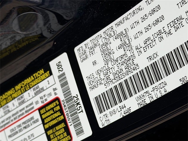 2025 Toyota Tundra Hybrid 1794 Edition