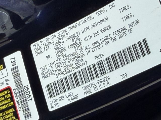 2025 Toyota Tundra Hybrid Platinum