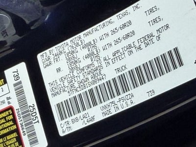 2025 Toyota Tundra Hybrid Platinum
