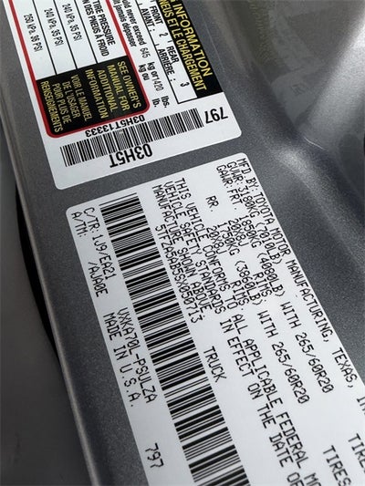 2025 Toyota Tundra Limited Nightshade Package