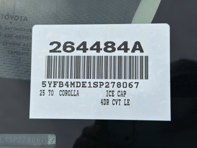2025 Toyota Corolla LE