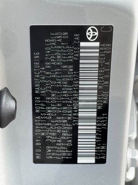 2024 Toyota Corolla LE