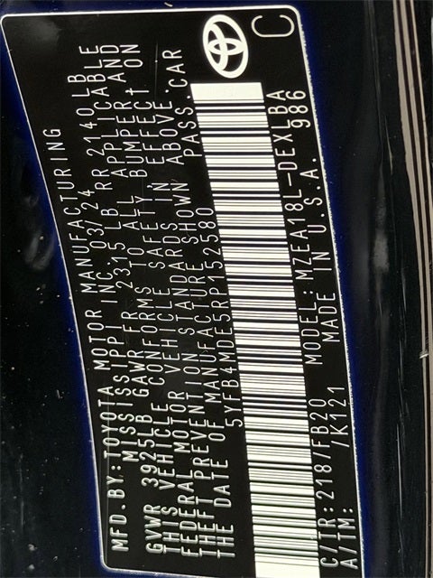 2024 Toyota Corolla LE