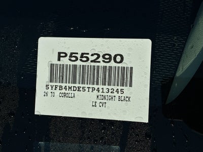 2026 Toyota Corolla LE