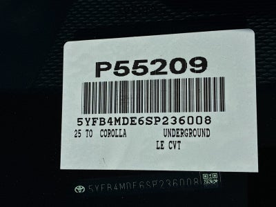 2025 Toyota Corolla LE