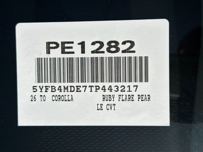 2026 Toyota Corolla LE