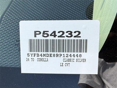 2024 Toyota Corolla LE