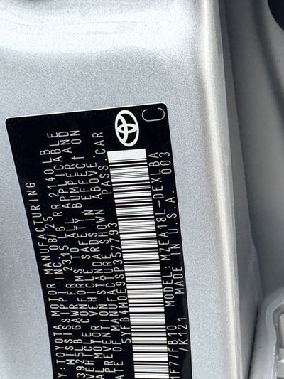 2025 Toyota Corolla LE