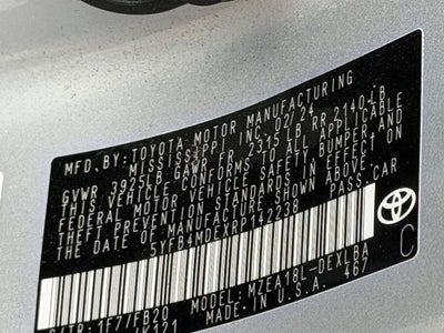 2024 Toyota Corolla LE