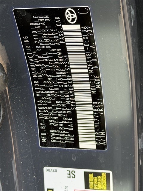 2024 Toyota Corolla LE