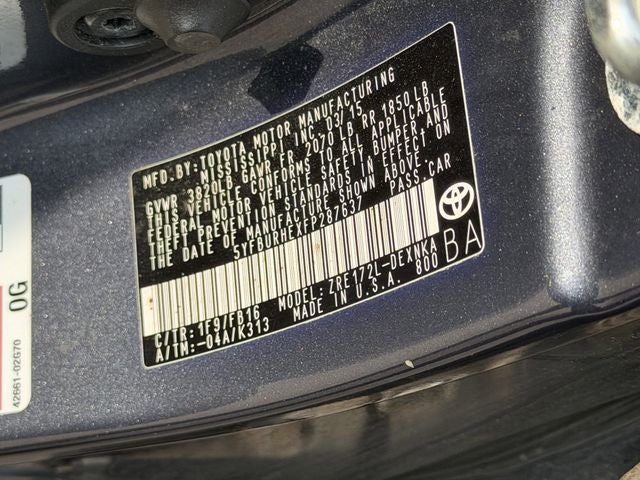 2015 Toyota Corolla LE