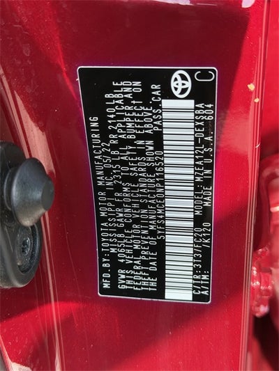 2022 Toyota Corolla SE Nightshade