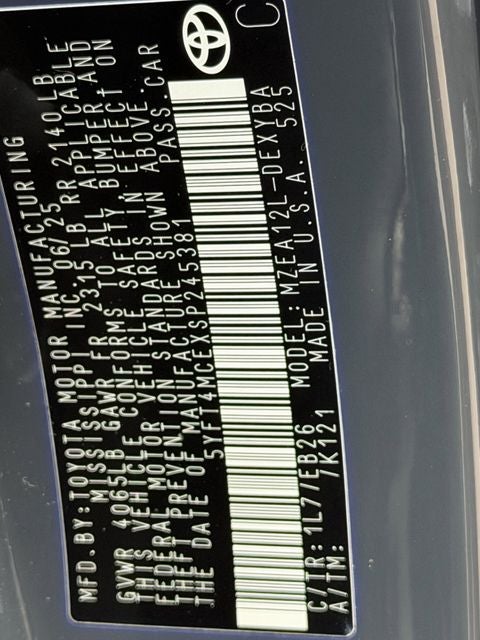 2025 Toyota Corolla XSE