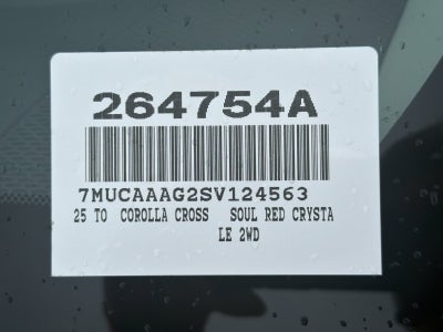 2025 Toyota Corolla Cross LE