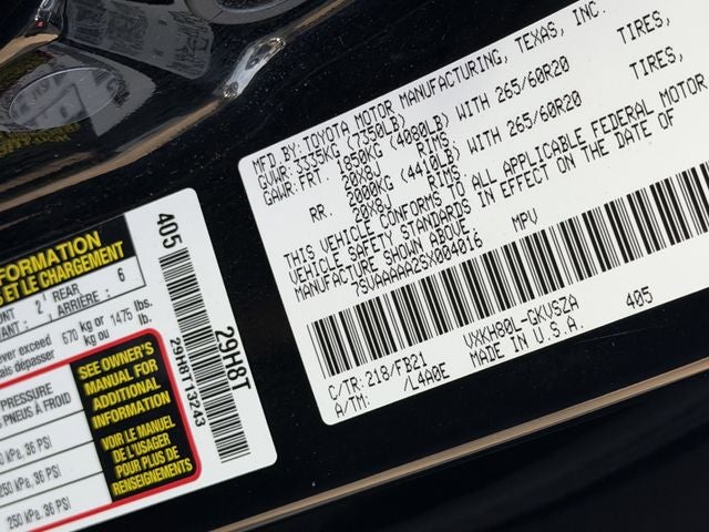 2025 Toyota Sequoia SR5