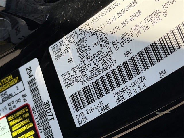 2023 Toyota Sequoia Platinum