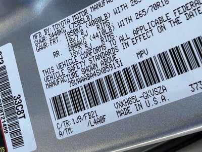 2025 Toyota Sequoia SR5