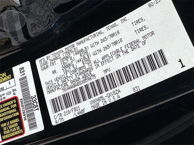 2025 Toyota Sequoia SR5