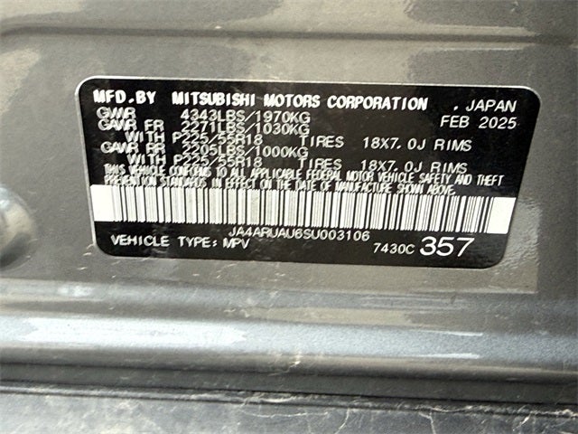 2025 Mitsubishi Outlander Sport 2.0 ES