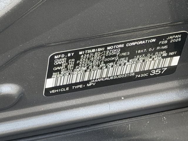 2025 Mitsubishi Outlander Sport 2.0 ES