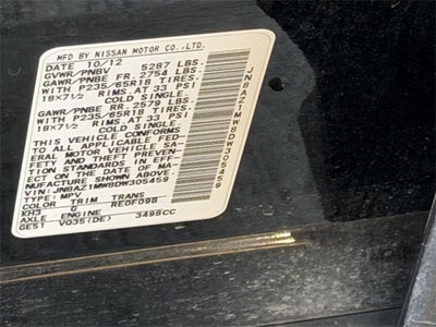 2013 Nissan Murano SV