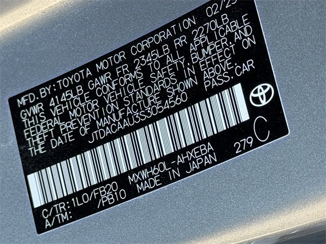 2025 Toyota Prius LE