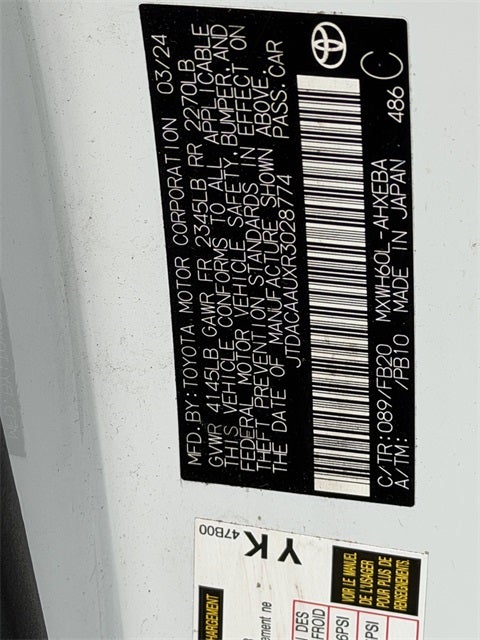 2024 Toyota Prius LE