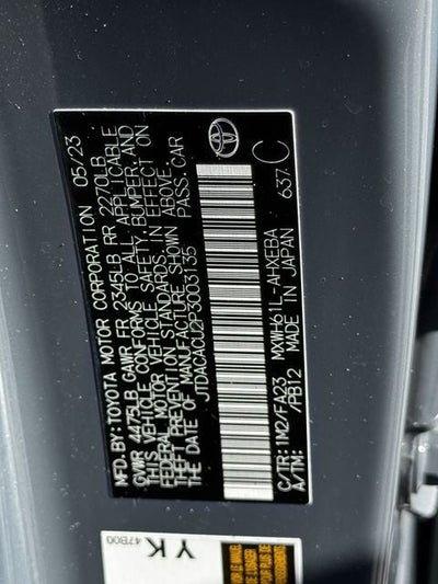 2023 Toyota Prius Prime SE