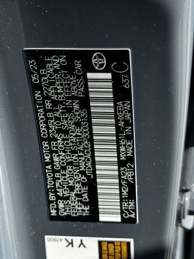2023 Toyota Prius Prime SE