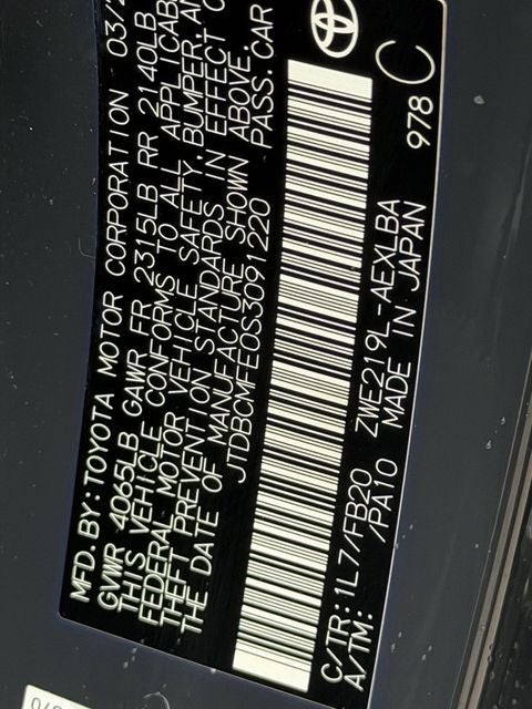 2025 Toyota Corolla Hybrid LE