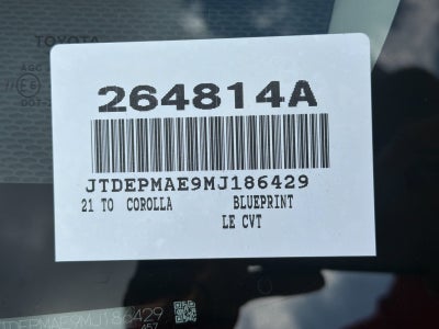 2021 Toyota Corolla LE