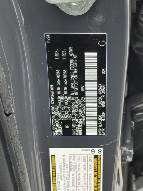 2025 Toyota Land Cruiser Base