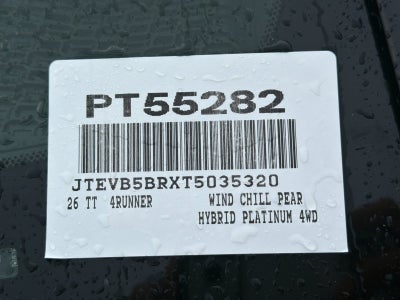 2026 Toyota 4Runner i-FORCE MAX Hybrid Platinum