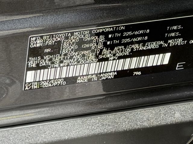 2019 Toyota RAV4 Hybrid XSE