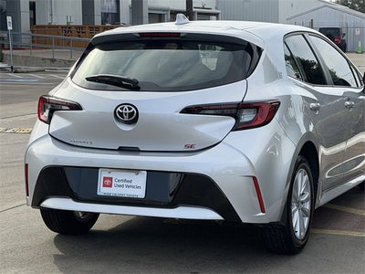 2025 Toyota Corolla Hatchback SE