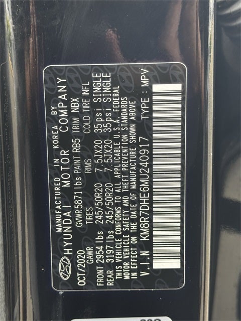 2021 Hyundai Palisade Calligraphy