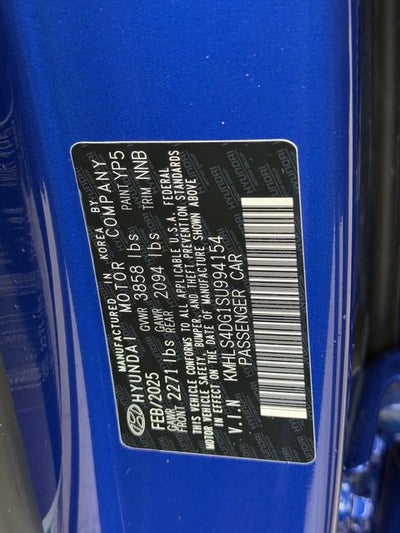2025 Hyundai Elantra SEL Convenience