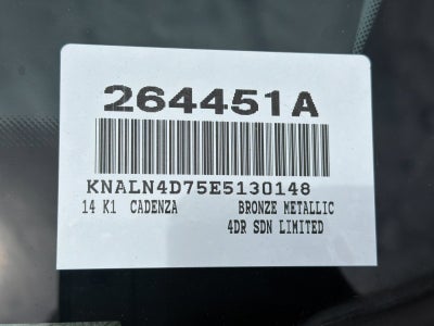 2014 Kia Cadenza Premium