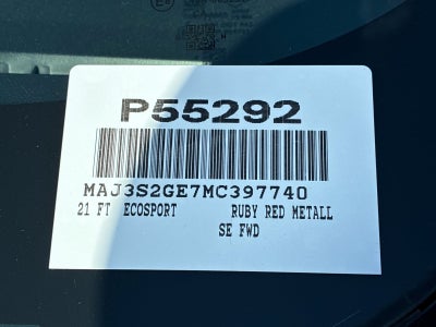 2021 Ford EcoSport SE