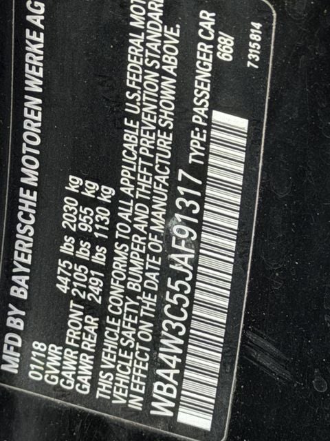 2018 BMW 4 Series 430i