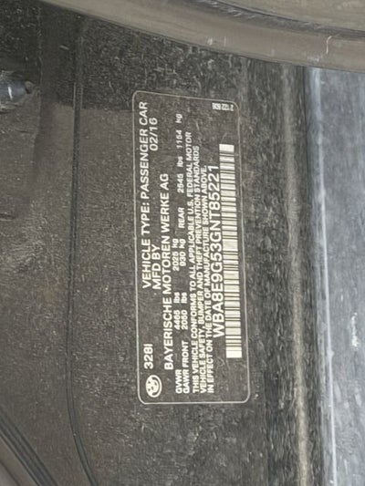 2016 BMW 3 Series 328i