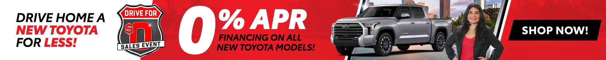 Drive for Zero Dollars Sales Event