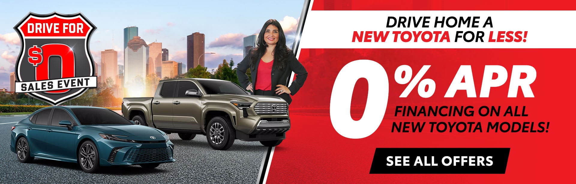 Drive for Zero Dollars Sales Event